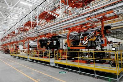 江铃汽车富山工厂实现全面投产--富山工厂建成国内领先“绿色节能、数字化、智能化” 标杆工厂
